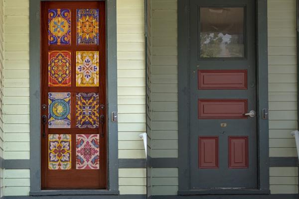 La-Casa-de-Carroll house door before and after redesign